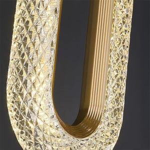 Lampadario A Sospensione In Cristallo G113-1cp Gold