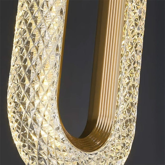 Lampadario A Sospensione In Cristallo G113-1cp Gold