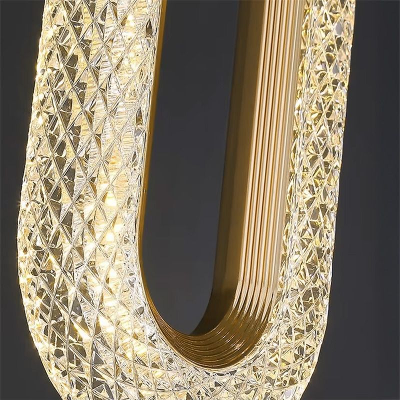 Lampadario A Sospensione In Cristallo G113-1cp Gold