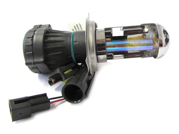 Lampada Hid Xenon H4 H/L Bixenon 35W 3000K Colore Giallo Arancione(Solo Lampada)