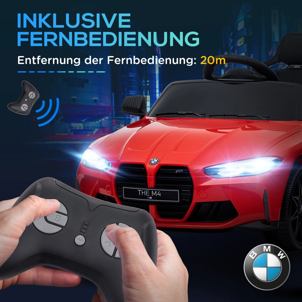 Auto Elettrica Bambini BMW M4 ¨C Minimal ¨C Rosso