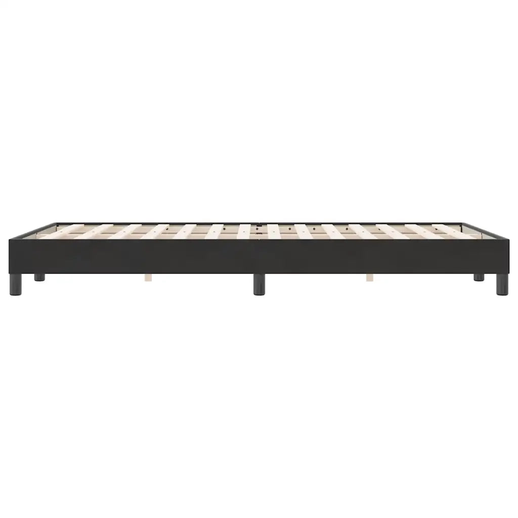 Letto a Molle senza Materasso-Struttura Letto Nero 120x220 cm in Velluto