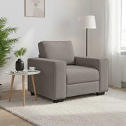 Divano Sedia-Poltrona Tortora 100x77x82 cm in Tessuto