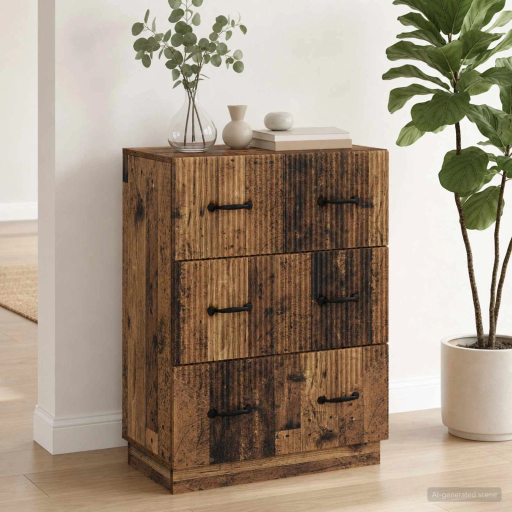 Mobile con Cassetti Legno antico 66 x 34,5 x 87 cm 895303