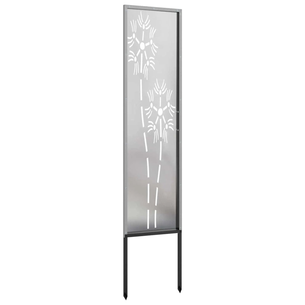 Schermo per privacy in giardino Traforo Argento 32 x 140 cm