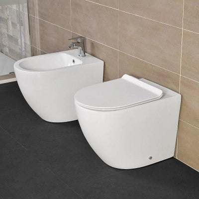 Copriwater serie Tokyo bianco con chiusura soft close e sgancio rapido