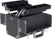 Cassetto di stoccaggio per strumenti in alluminio con pareti divisorie individuali 365 x 35 x 22 cm nero Cassetto di stoccaggio per strumenti in alluminio