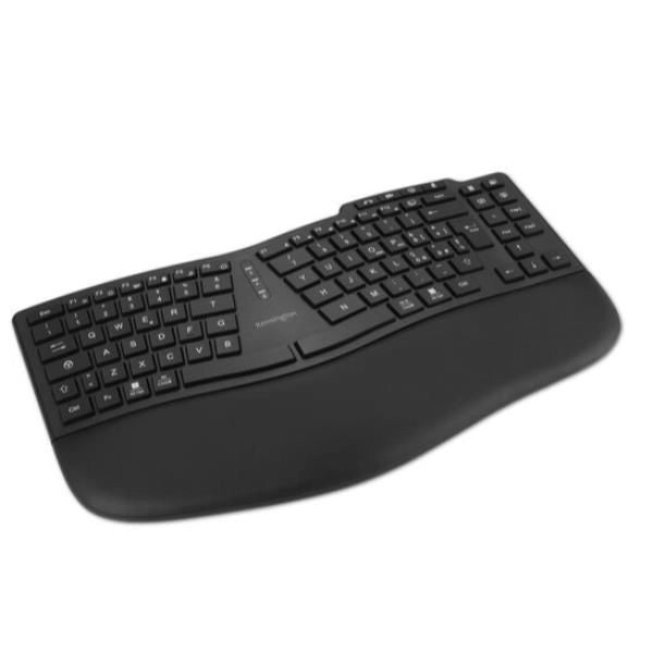 Kensington pro fit ergo kb675 eq tkl tastiera casa/ufficio usb + rf wireless + bluetooth qwerty italiano nero - K75491IT