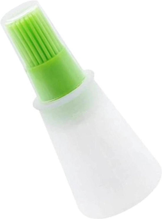 Borsetta per bottiglie in silicone amichevole dell'ambiente - borsetta per sause BBQ con coperchio - base piatta - riutilizzabile - resistente al calore - verde miele