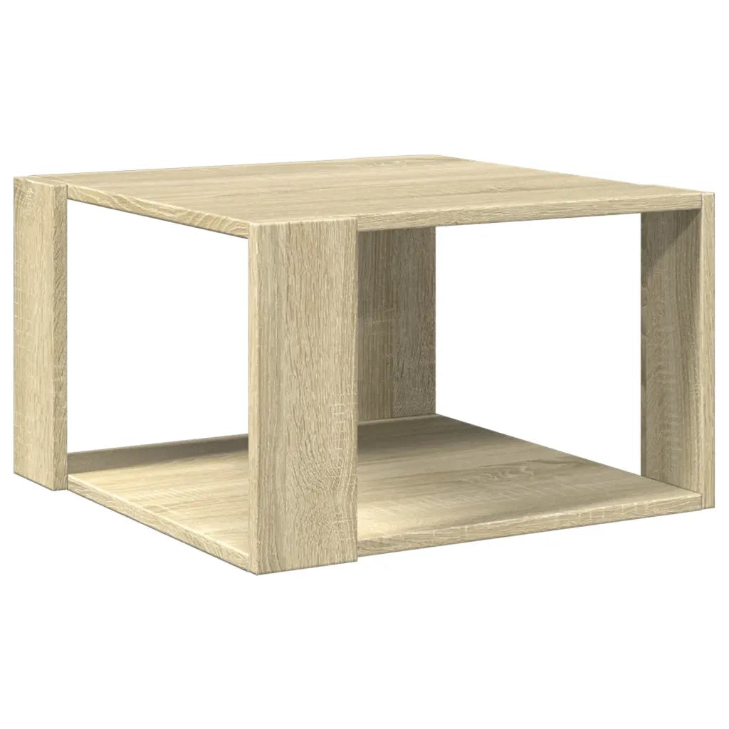 Tavolino salotto | Tavolino da caff¨¨ | Tavolino da Soggiorno Rovere Sonoma 51,5x51,5x30cm Legno Multistrato