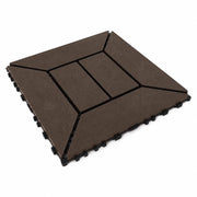 MA MAISON SET DI PIASTRELLE PER PAVIMENTO DA ESTERNO MODELLO EASY MOKA 30,4X30,4X2 H CM - 0,81 M2 18 PEZZI