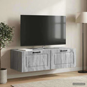 Mobile Porta TV da Muro Grigio Sonoma 98 x 41 x 30 cm 899381