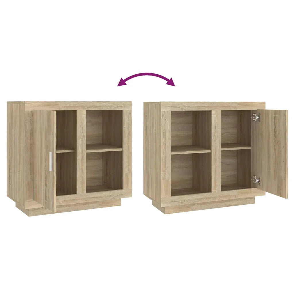 Credenza-Buffet-Armadio da cucina Rovere Sonoma 80x40x75 cm 688002