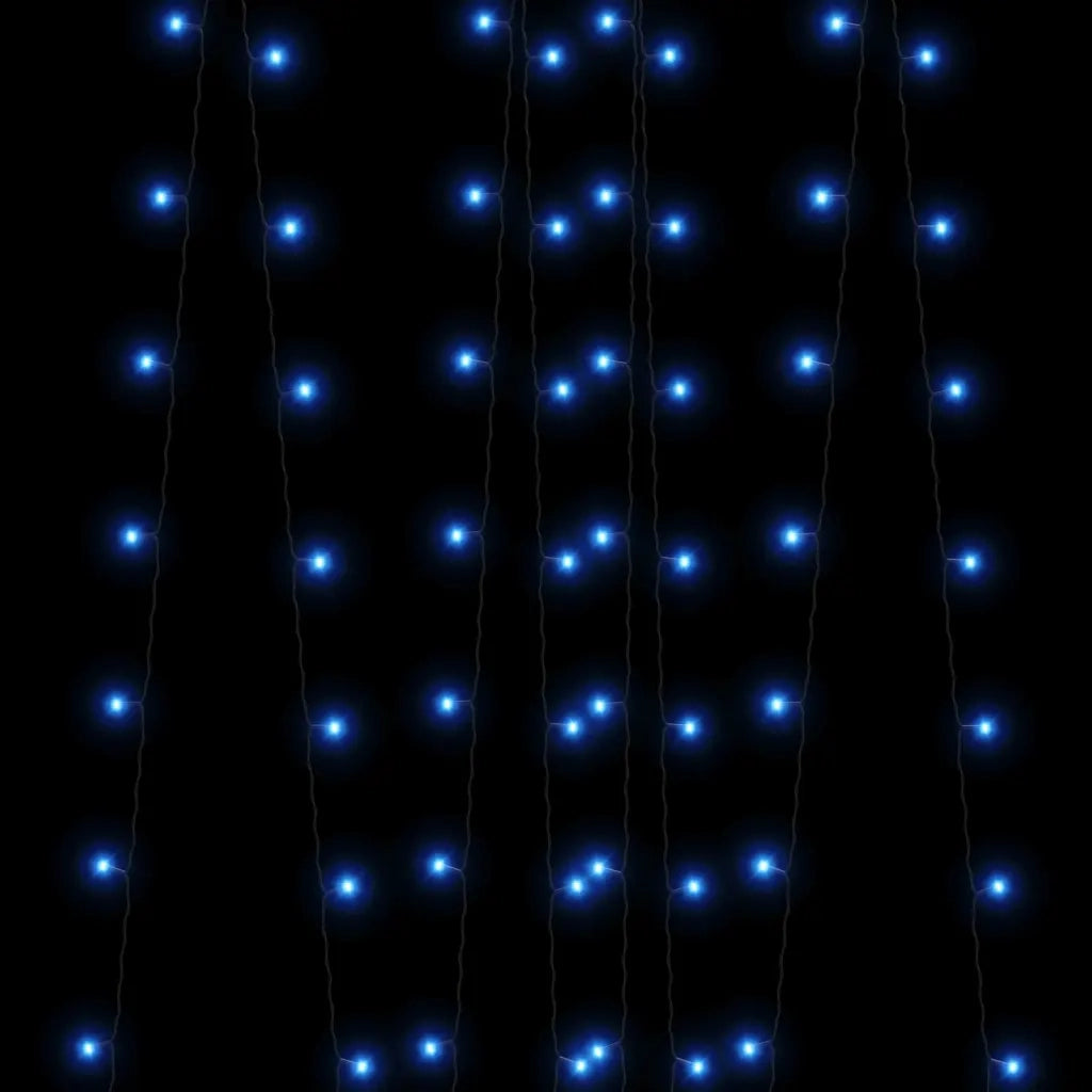 Luci Solari Fatate 2 pz 2x200 LED Blu per Interni Esterni cod mxl 41701