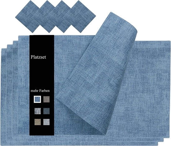 Set di assorbitori da tavola - Accessori da sala da pranzo - Assorbitori da tavola in stile lussuoso - Tavoli - Resistente al calore - Anti-slip - Sottopiano - Rimovibile