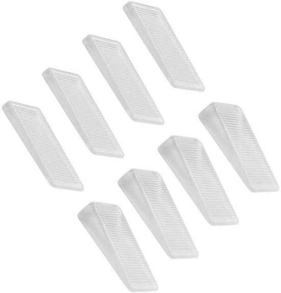 Pannelli di livellamento 8 pezzi - Blocchi flessibili - Livellamento per mobili - Antiscivolo - Translucidi - Materiale siliconico - Pannelli di livellamento per mobili