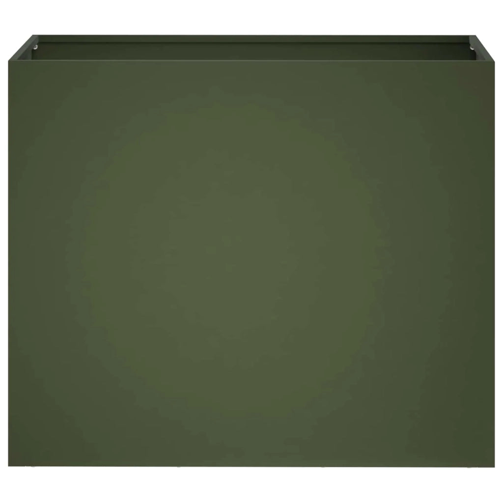 Vaso da giardino 2 pz Verde Oliva 60 x 30 x 40 cm 8005561