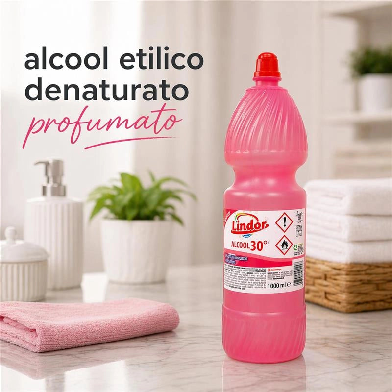 LINDOR DETERGENTE CON ALCOOL 30° PROFUMATO 3LT