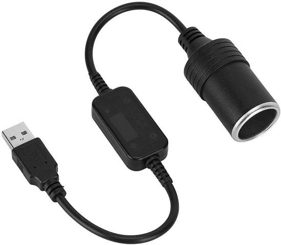 Adattatore di alimentazione per auto 12V a USB 5V con connettore di ricarica per veicoli