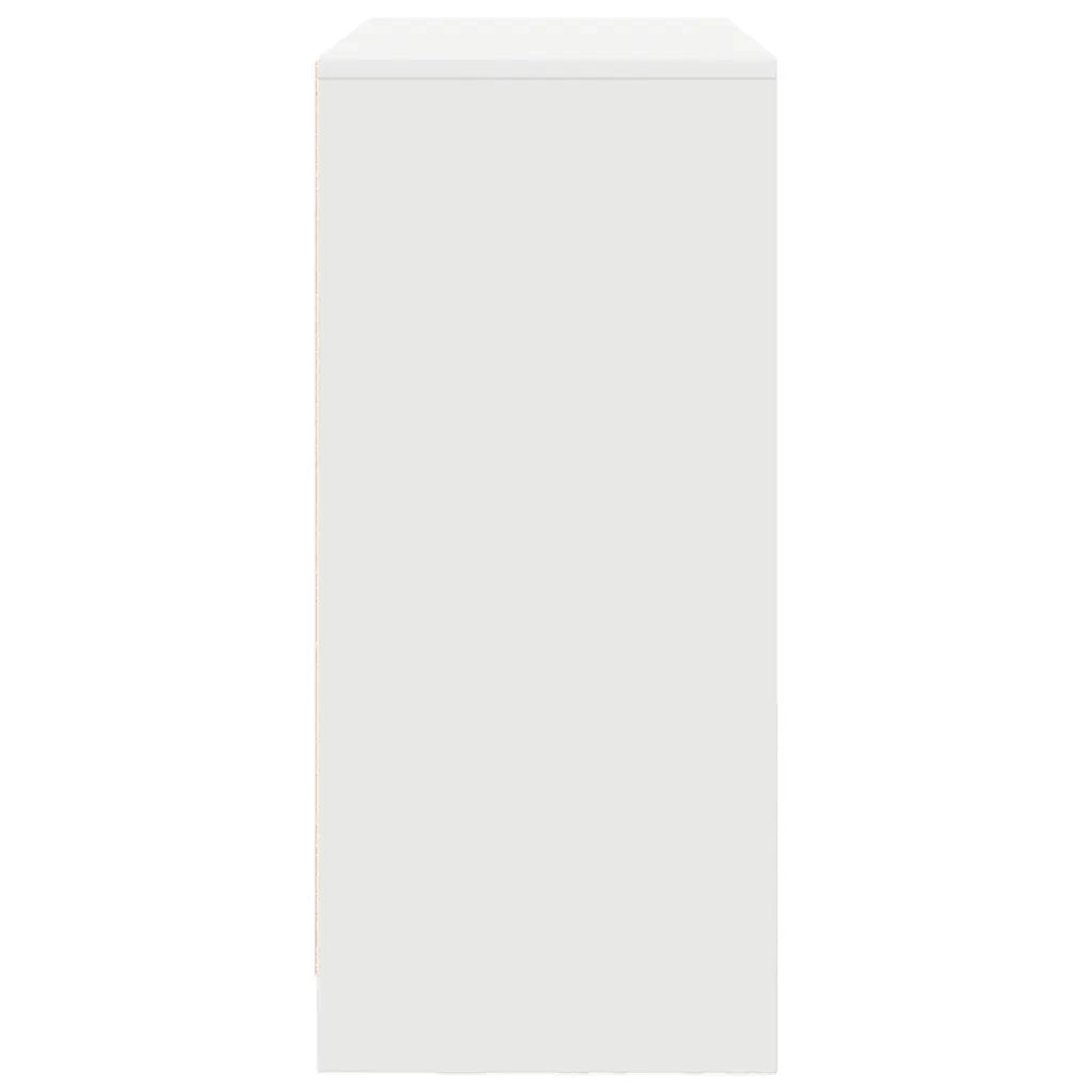 Credenza con Cassetti e Ante Bianco 70,5x34x74,5 cm 861841