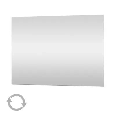 Specchio bagno 70x90 cm a filo lucido con installazione reversibile