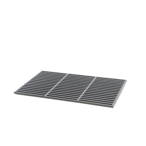 Griglia rettangolare in ghisa 54 x 34 cm per barbecue a carbone e a gas