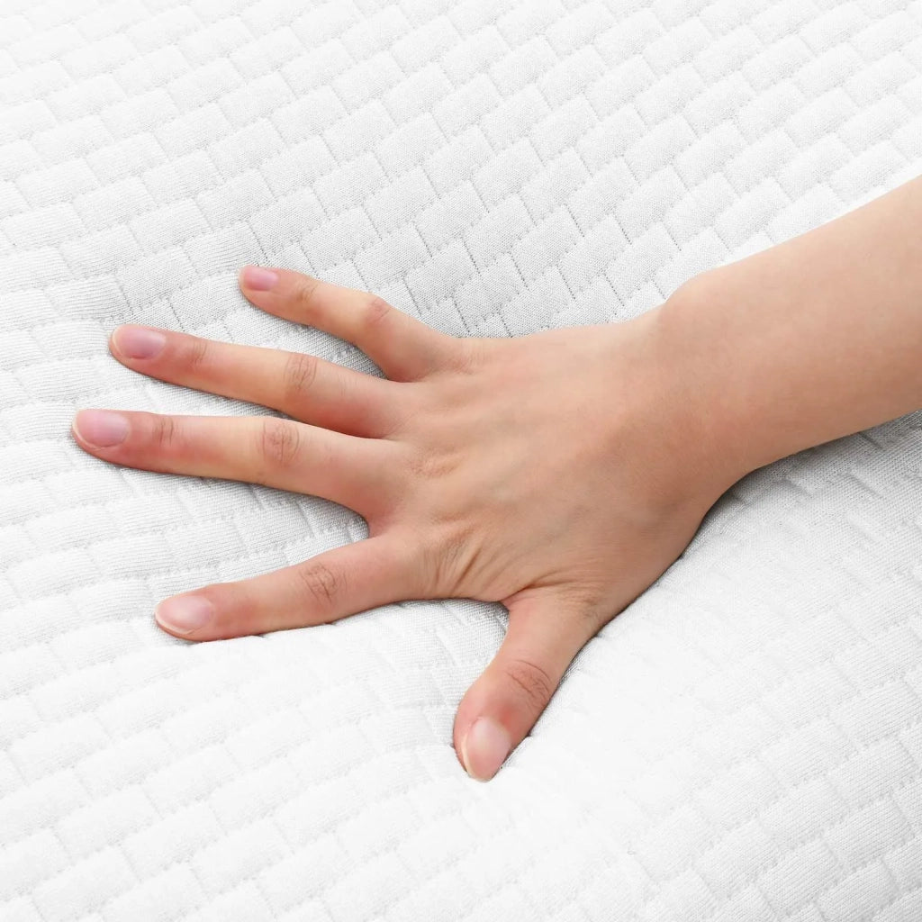 Cuscino da Letto Bianco 60 x 40 x 10 cm Schiuma Memory CFW9557199
