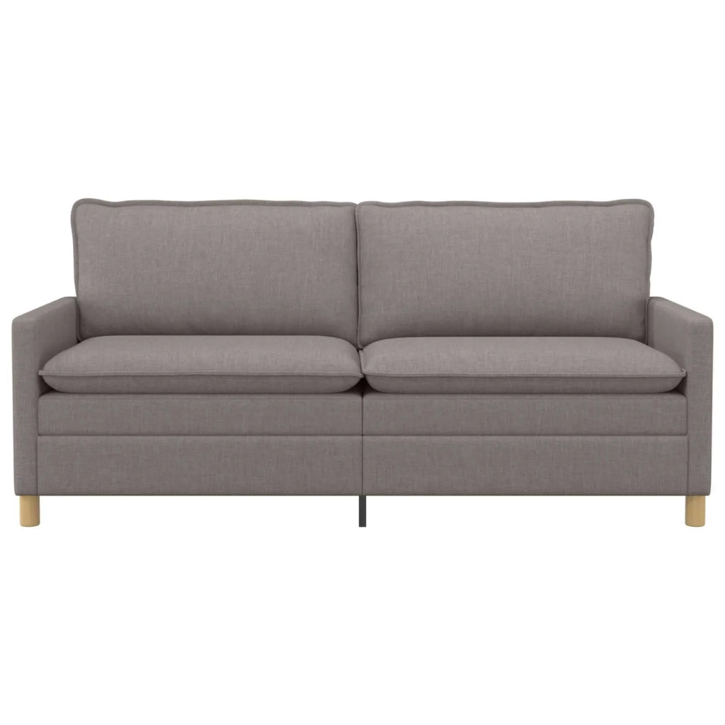 Divano Tortora 196 x 81 x 87,5 cm Tessuto