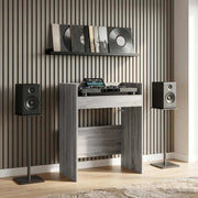 Tavolo DJ Sonoma grigio 82 x 45 x 102 cm Legno ingegnerizzato 8006753