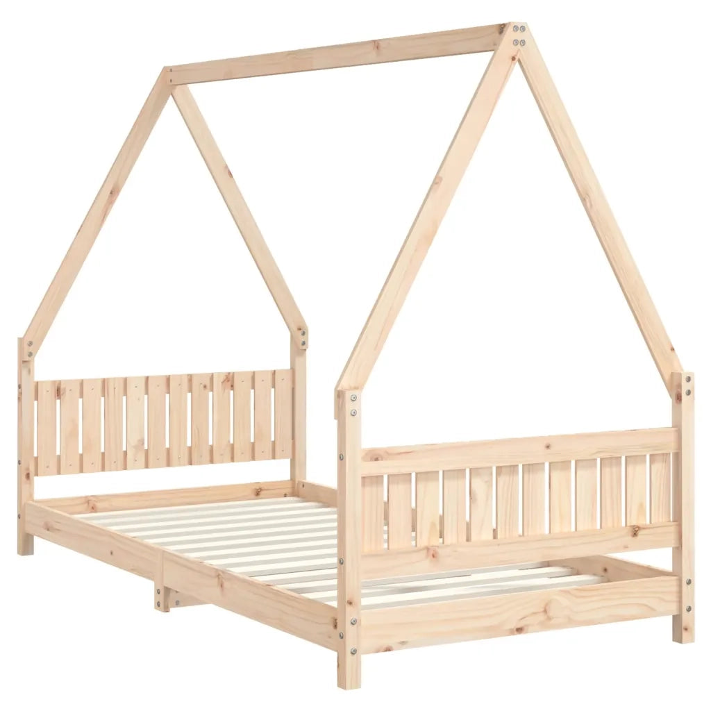 Giroletto per Bambini 90x190 cm in Legno Massello di Pino 834507