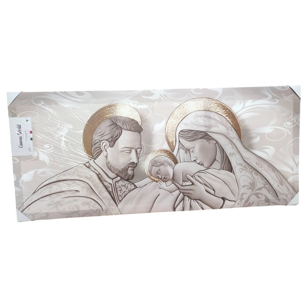 QUADRO THE KISS SHABBY BROWN SACRA FAMIGLIA
