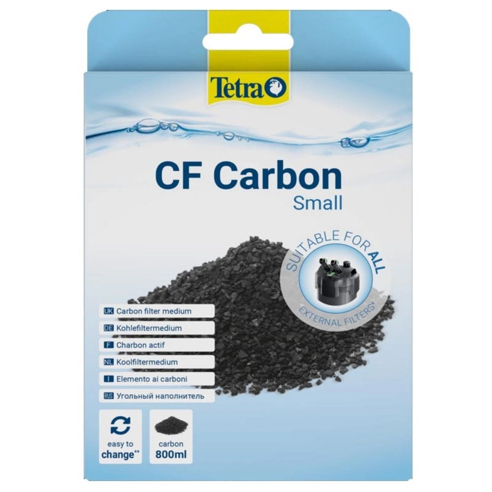 Tetra CF Carbon - Ricambio Carbone Attivo per Filtro Esterni Ex 400/600/700/800/1200 Formato: Small 800ml