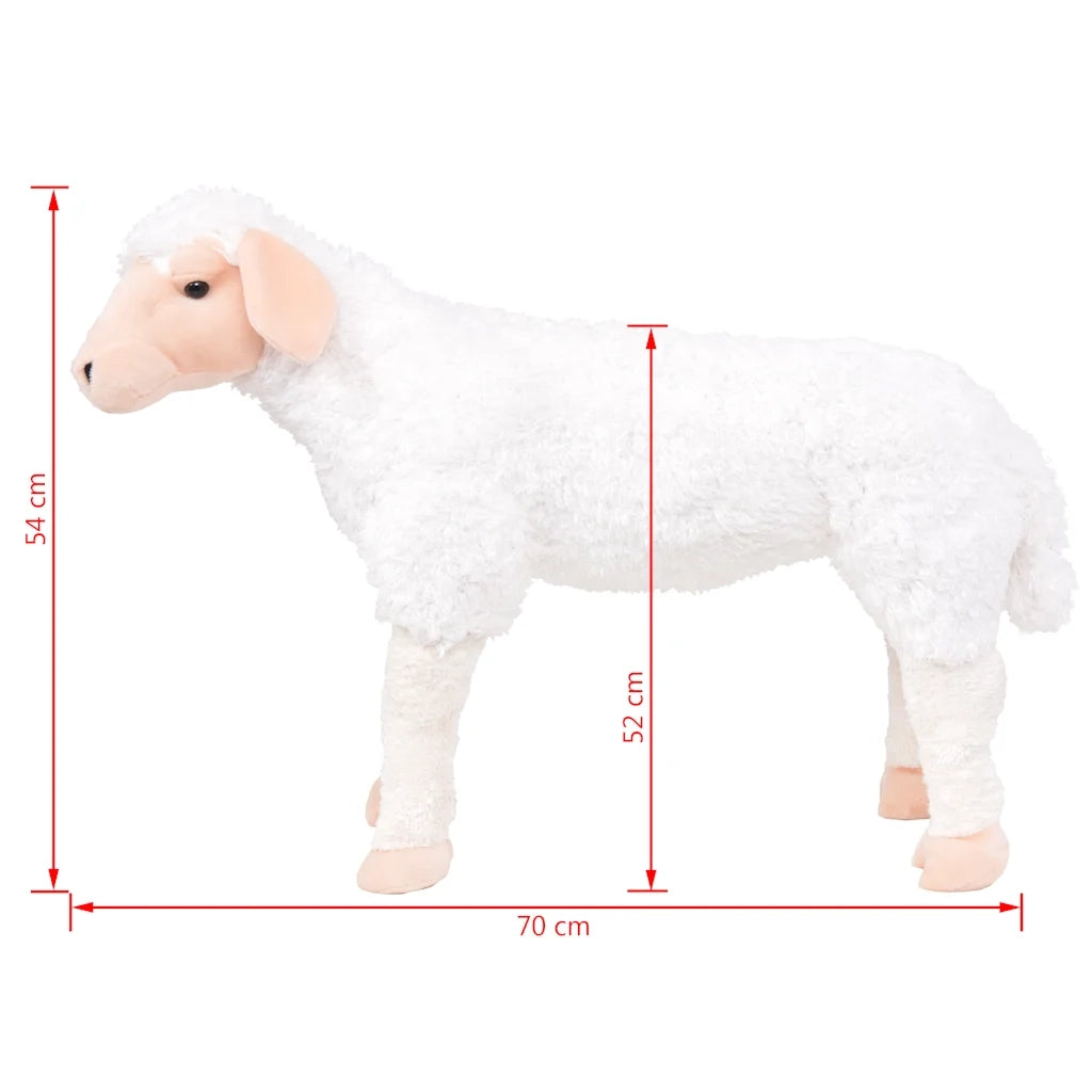 Pecora in Peluche in Piedi Bianca XXL 91341