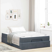 Struttura letto con materasso 2 pcs Grigio Sfumato Velluto 3399553