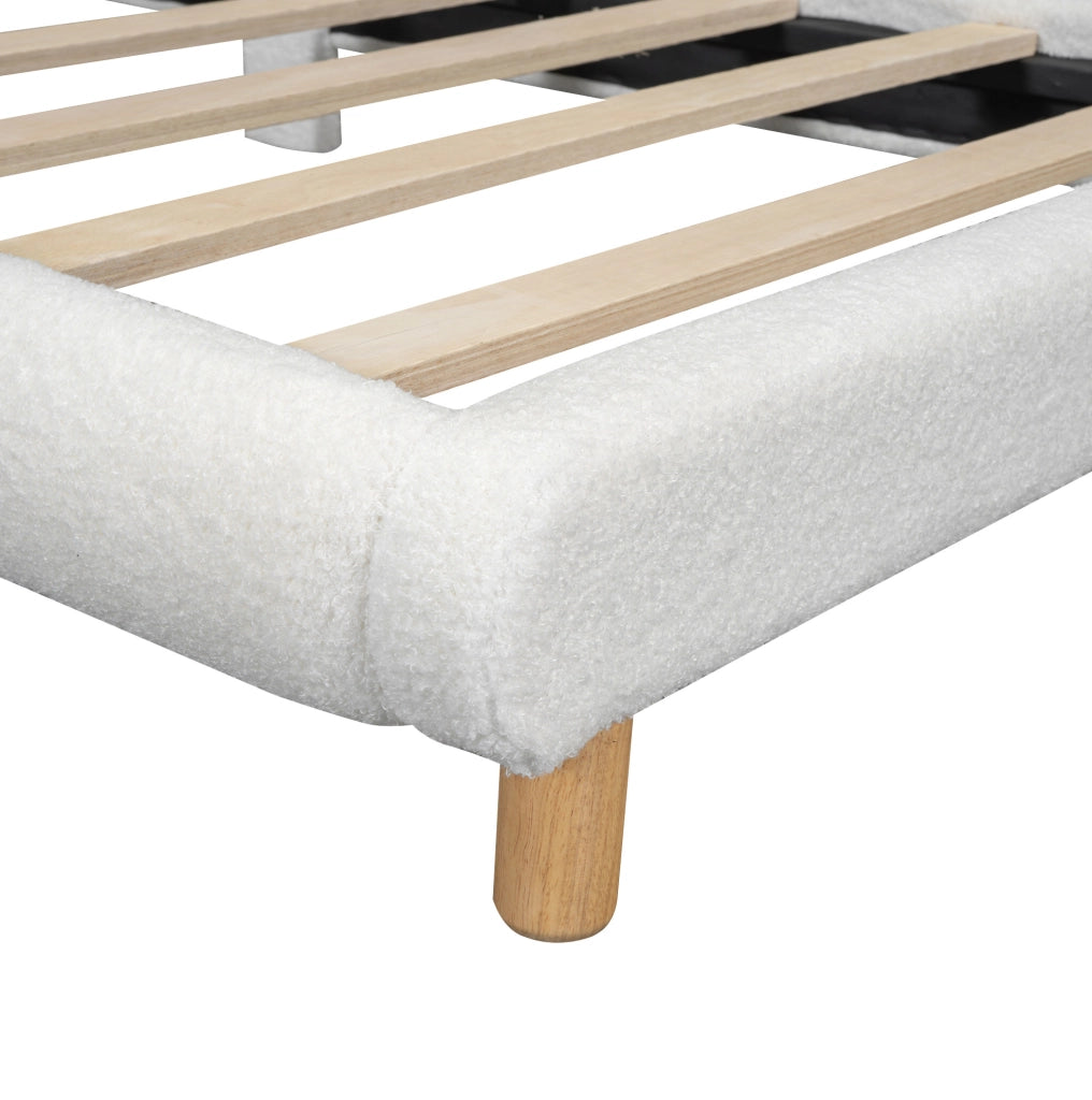 Letto per bambini 90x200 cm; testiera a fiore; peluche; bianco