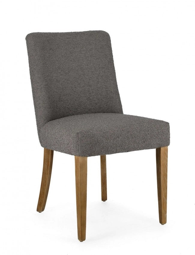 Set 2 Sedie 48x57x88h cm Beatriz Grigio Bouclè