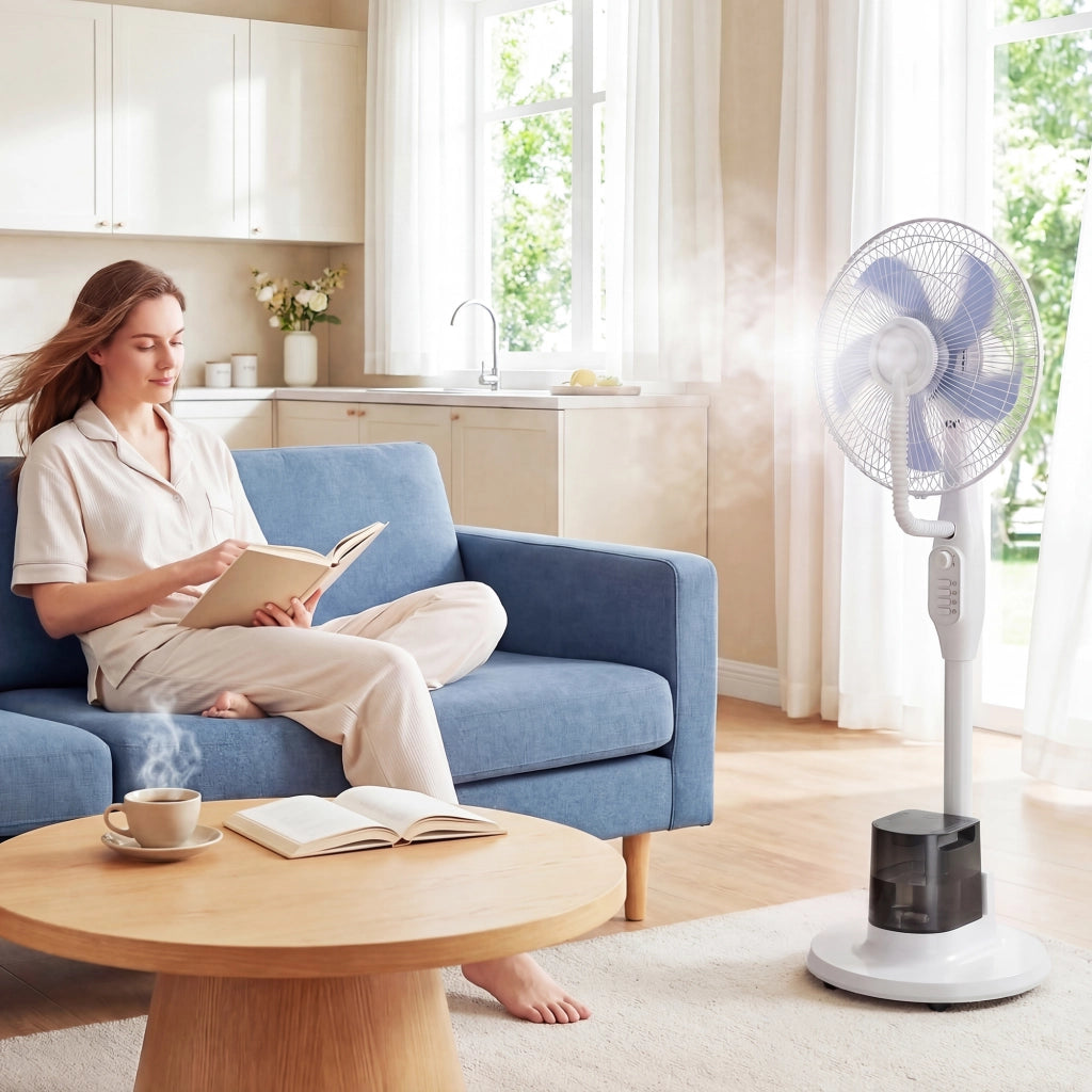 Ventilatore Nebulizzatore 90W ¨C zephmum ¨C Bianco