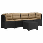 Divano da Giardino a 4 Posti con Cuscini in Stile Rattan PP 3443872