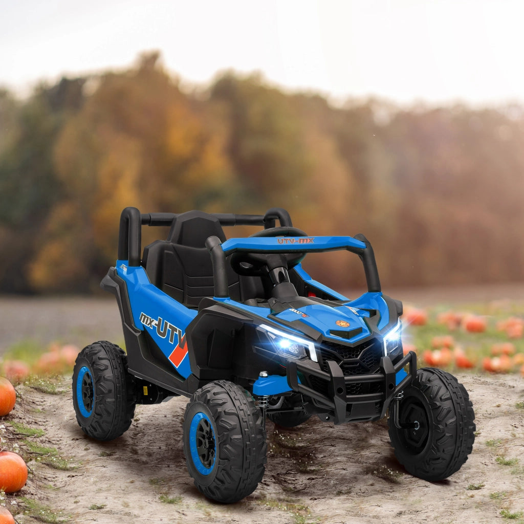 Veicolo Elettrico per Bambini 12V ¨C Minimal ¨C 2 Motori, Telecomando 2.4G, Sospensione, Blu