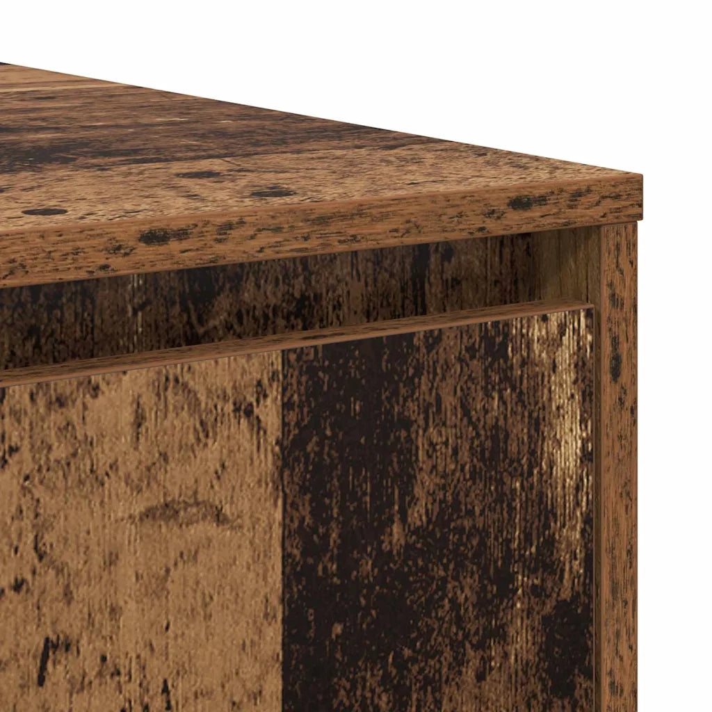 Tavolino da salotto con cassetto Legno antico 80 x 80 x 31 cm 875486