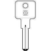 CHIAVE PUNZONATA MG MONTI MG8 SILCA - OTTONE NICHELATO- 5 pezzi