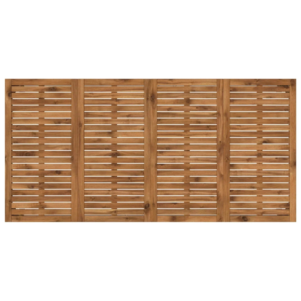 Tavolo da cena da giardino Naturale e Bianco 180 x 88,5 x 75 cm 901326