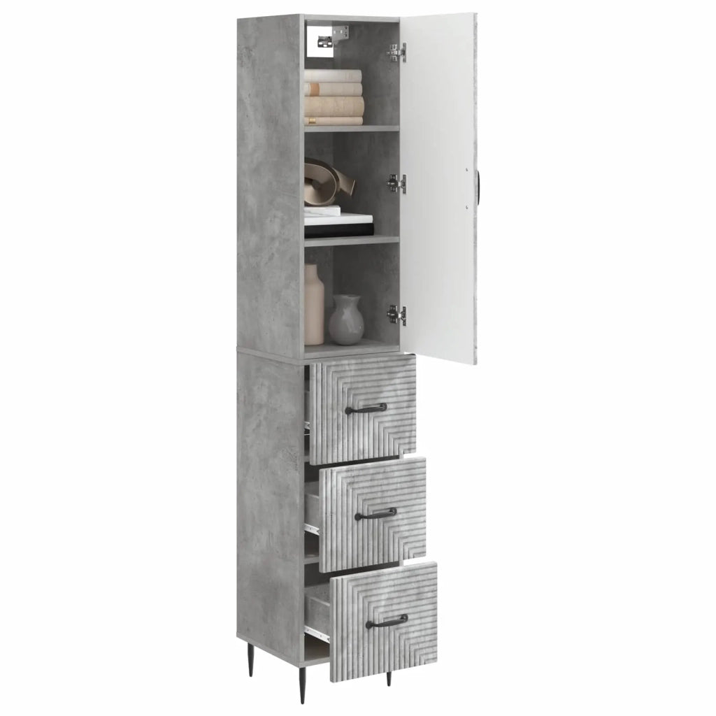 Set di armadi 2 pcs Grigio Cemento 33 x 34,5 x 90 cm 3416649