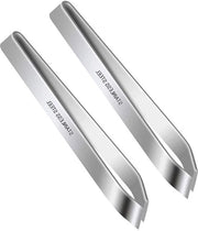Accessori Cucina per Cuochi - Pincetta per la Rimozione delle Lische - Acciaio Inossidabile - Argento - Pincetta per la Rimozione delle Lische - 2 Pezzi