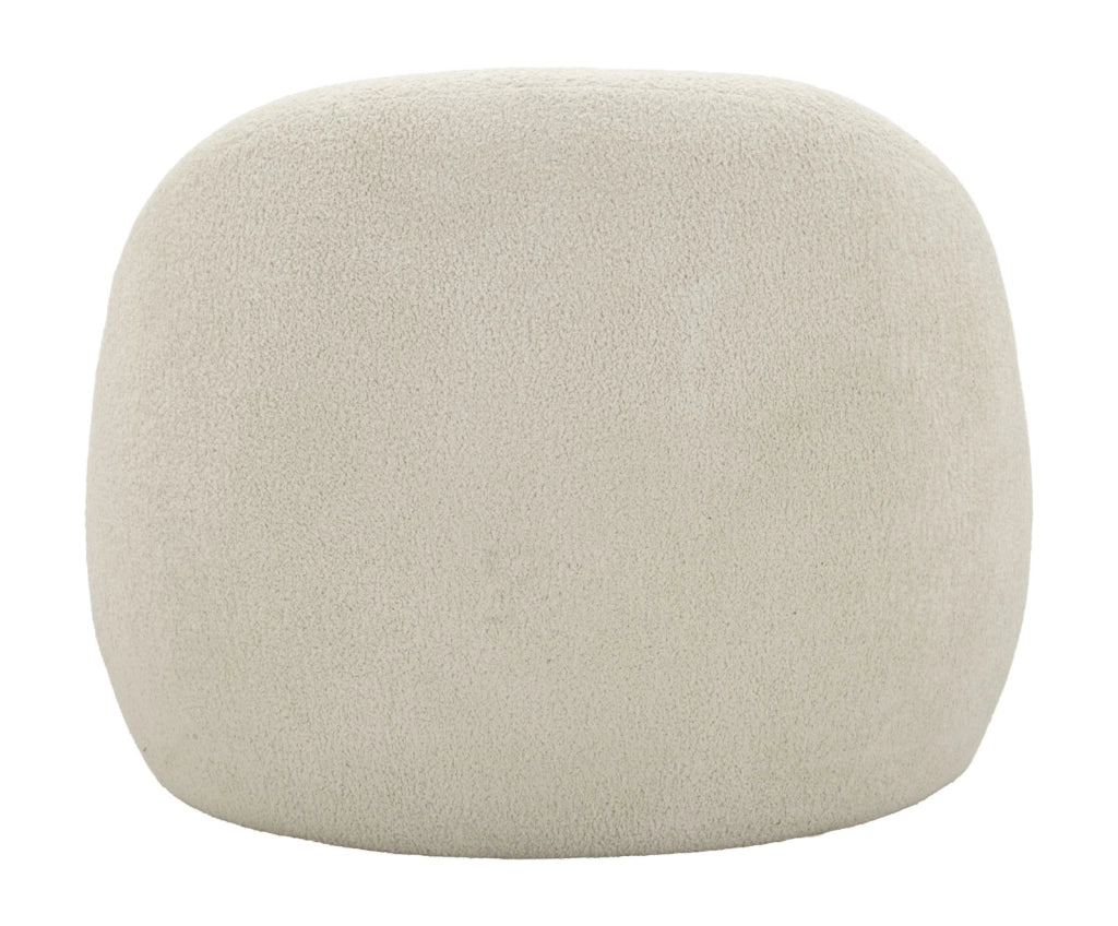 Poltrona Ginevra Bianca 81x78x64 cm in Compensato e Spugna e Poliestere Bianco