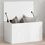 vidaXL Contenitore Portaoggetti Bianco 60x35x35 cm in Truciolato
