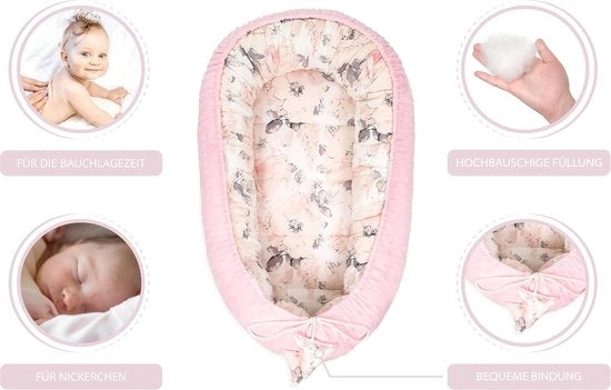 Cuscino per Bambino Reiswieg 100% Cotone Anti-Allergico - Nido per Bambini \ Nido Caldo per Bambini