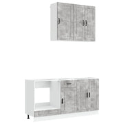 Unità Cucina PORTO 5 pcs Grigio Cemento Legno ingegnerizzato 3438278