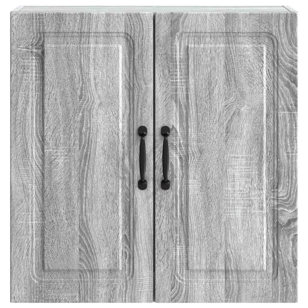 Mobiletto a muro Sonoma grigio 59 x 31 x 60 cm