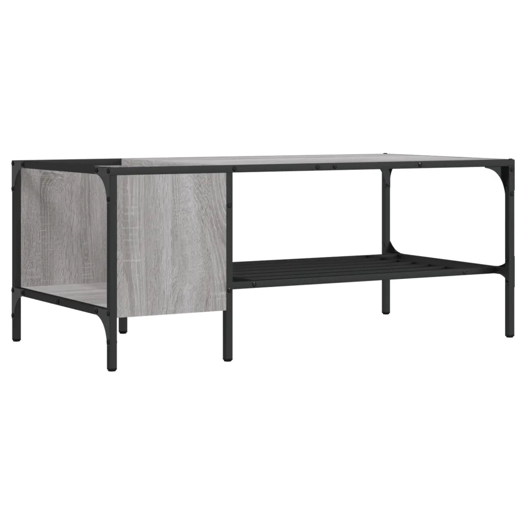 Tavolino Salotto Ripiano Grigio Sonoma 100x51x40cm Multistrato 837735